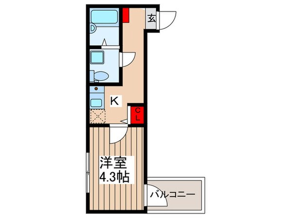 MELDIA東大宮Ⅲの物件間取画像